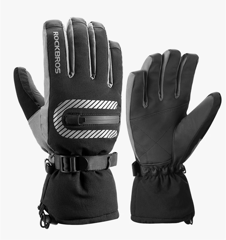 ROCKBROS Winter Bike 2 in 1 Touch Screen Full Finger Bicycle Gloves Thermal Warm Windproof Waterproof Skiing Bicycle Gloves, Black gray
ROCKBROS Winter Bike 2 in 1 Touch Screen Full Finger Bicycle Gloves Thermal Warm Windproof Waterproof Skiing Bicycle Gloves, Black gray