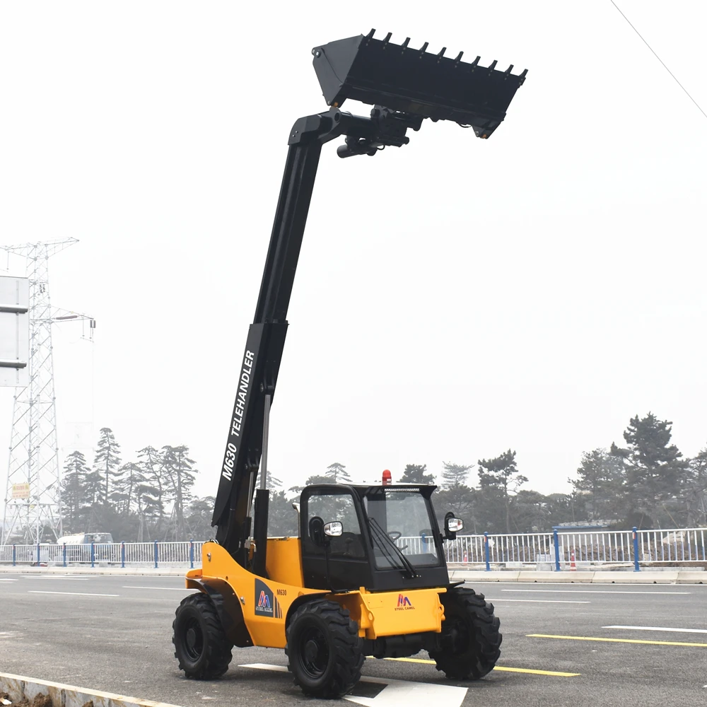 Ton Telehandler Multifunction Small Telescopic Wheel Loader Forklift