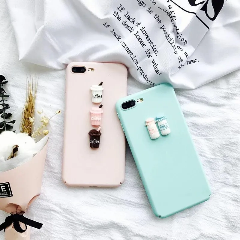 Hot New Luxury Cute 3D Milk Bottle Coffee Cup Phone Case cover For iPhone 6 7 6 plus Soft TPU Back Fundas Capa shell bag
Hot New Luxury Cute 3D Milk Bottle Coffee Cup Phone Case cover For iPhone 6 7 6 plus Soft TPU Back Fundas Capa shell bag