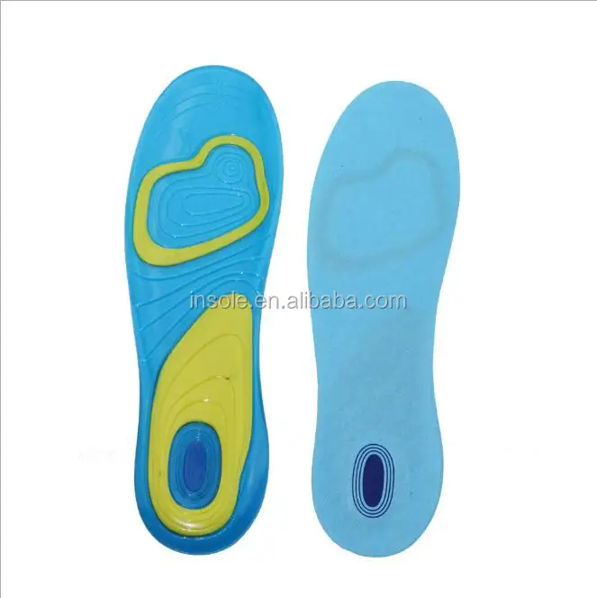 TV Newest Soft Silica Gel Cushioning insole Silicone Damping Gel insoles for Shoes