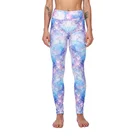 Private Label Women Shape Wear Sublimation Print Galaxy Leggings