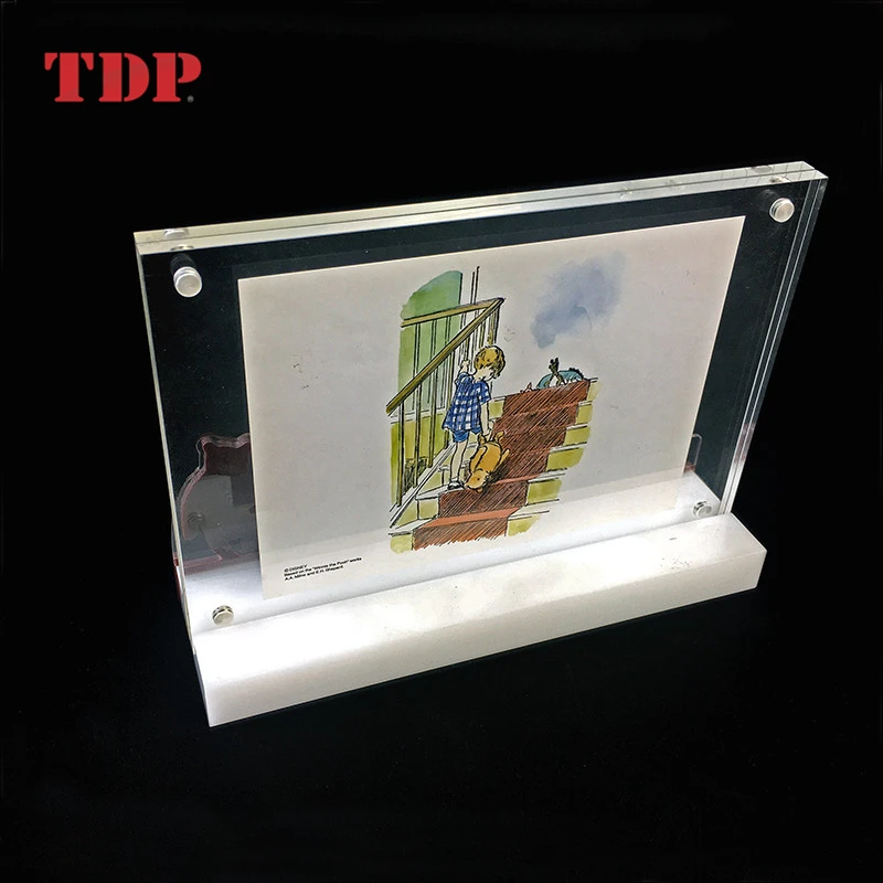 Factory Custom Simple Design Funny Acrylic Photo Picture Frame For Home
