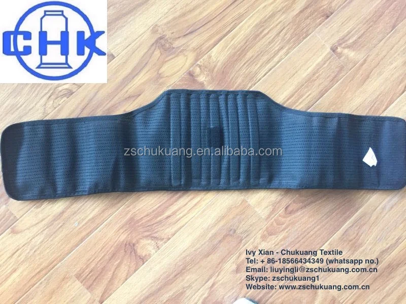 adjustable waist support slimming belt/neoprene waist belt