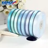 Polyester cheap custom colorful double faced satin ribbon manufacturer