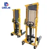 DELE hydraulic hand lift truck stacker Hydraulic Forklift Hand Manual Stacker