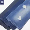 226C indigo blue 11.5oz 390gsm cotton polyester yarn jeans material ring spun bamboo slub denim fabric mills in Foshan