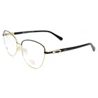 Diamond frame glasses metal vogue optical frame eyeglasses