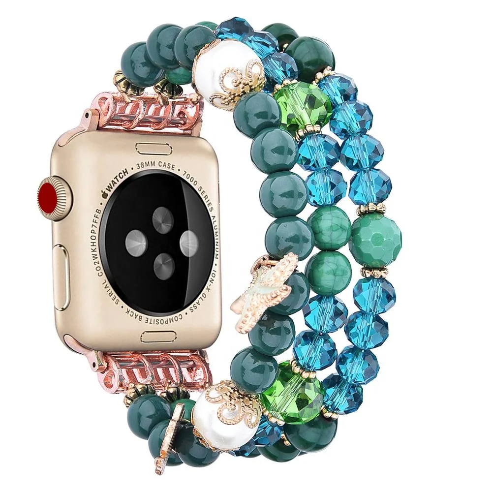 Charming Style pearl elastic wristband women bracelet Watch Band Strap For apple watch series1234, Various colors for you choose
Charming Style pearl elastic wristband women bracelet Watch Band Strap For apple watch series1234, Various colors for you choose