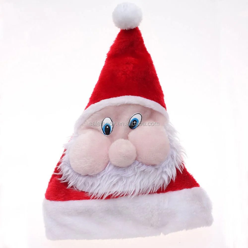 adult santa claus christmas hat xmas party shopping mall