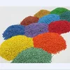 Colored EPDM rubber granules used in the production of high quality shock-absorbing synthetic surface