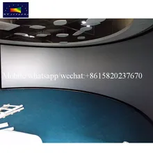 XYSCREENS durable modeling 180 inch curved fixed frame projector screen for 3d home cinema