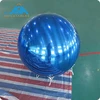 Inflatable Sphere Mirror Balloon For Christmas Decoration / Inflatable Balloon Customized PVC