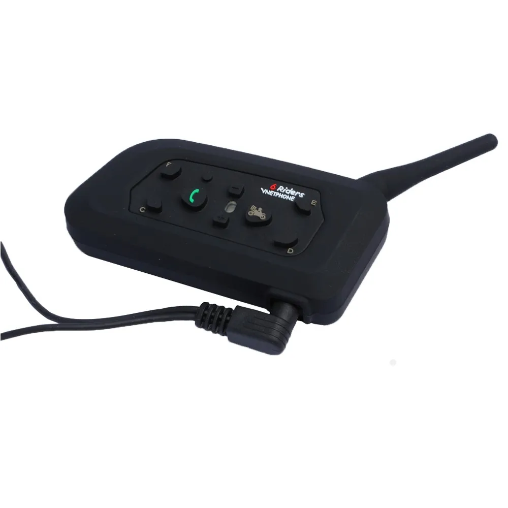 V6C Football Referee Headset BT Intercom Full Duplex 2Users 1200M Interphone Headset