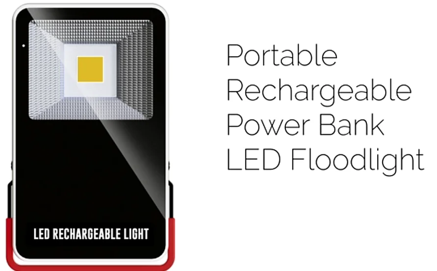 10W portable rechargeable led RGB SOS emergency flood light