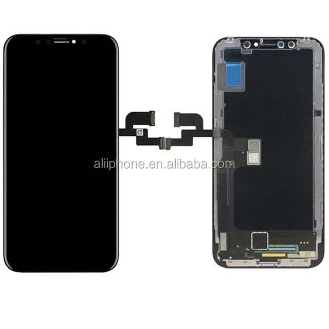 aliiphone Factory Wholesale smartphone display screen lcd For iPhone X fix parts screen assembly, Black 
aliiphone Factory Wholesale smartphone display screen lcd For iPhone X fix parts screen assembly, Black