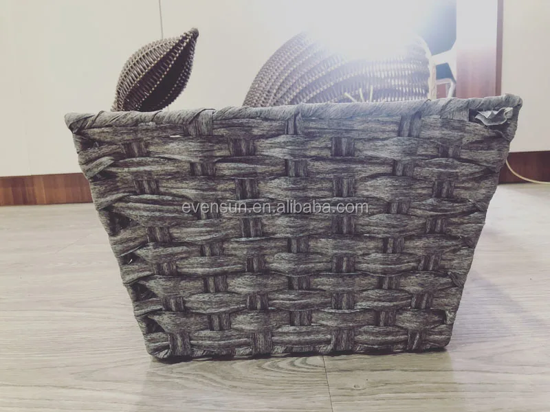 rattan laundry basket for cloth toy storage in highly quality