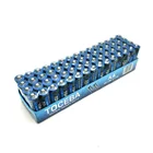 R03C AAA PVC Jacket 1.5V Dry Cell Battery Paper Tray Packing