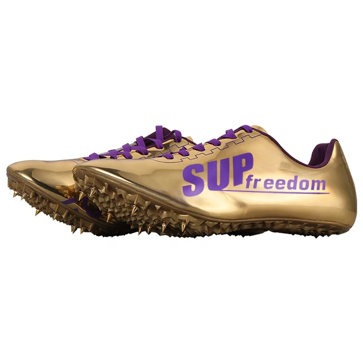 Comfortable Profession Removable Spikes Athletic Track shoes, Black/ white/ gold/ silver
Comfortable Profession Removable Spikes Athletic Track shoes, Black/ white/ gold/ silver