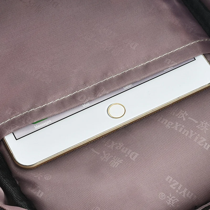 Men Women Anti Theft Backpack Canvas Headphone Hole Boys Crossbody Bag Single Shoulder Teenager Chest Bag Sac A Dos Homme BP0210 (7)