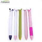 New Design Animal Modeling Double Colored Plastic Ballpoint Pen