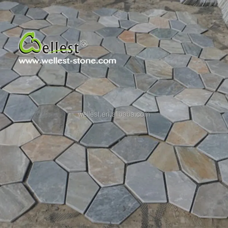 S014 Yellow Wood slate paving stone 1.jpg