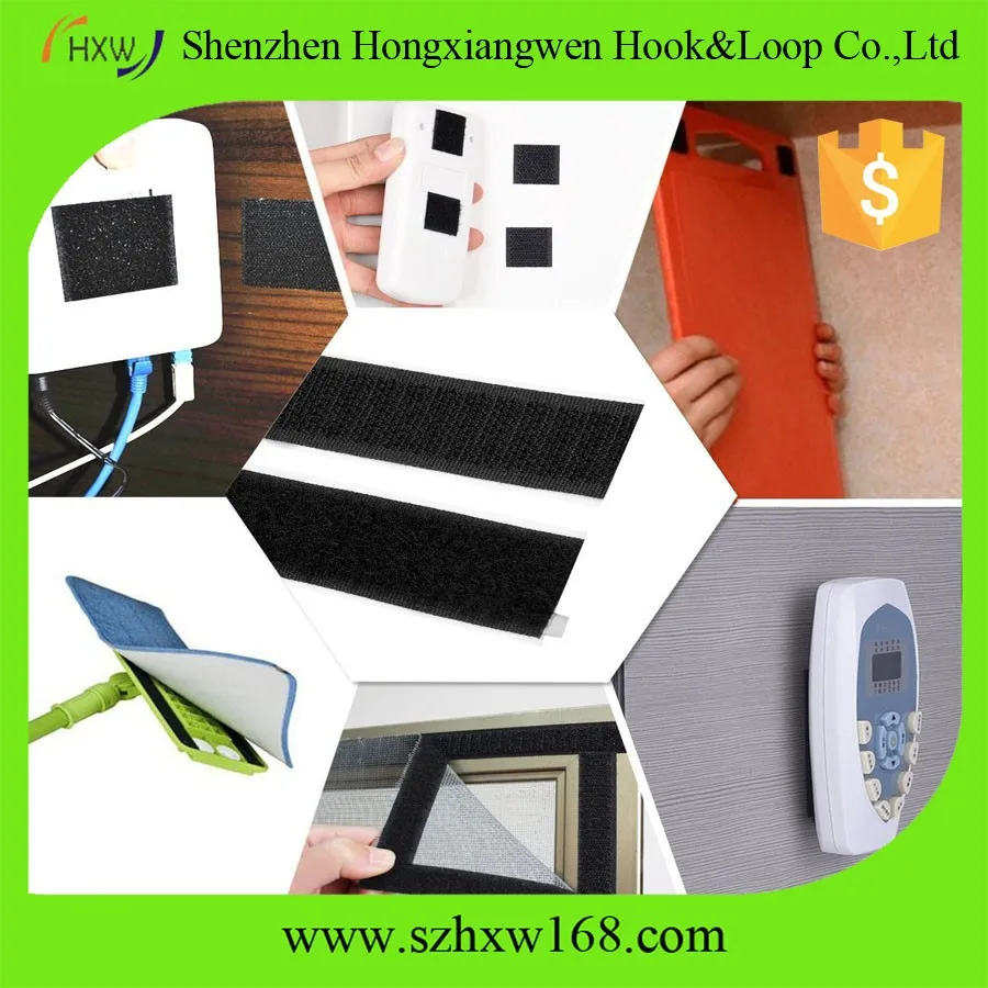 adhesive hook and loop