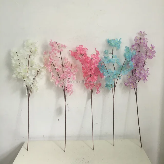 colorful japanese cherry blossom artificial sakura flower for