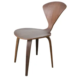 Reproduction Famous Designer Norman Cherner Modern Bent Plywood Armless Scandinavian Dining Chair