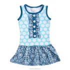 Polka Dot Toddlers Clothing Baby Girl Dress Unique Boutique Clothing Wholesale