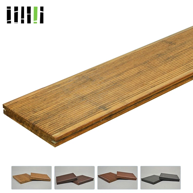 Brown Stain Bamboo Float Hardwood Floor Style Outside Price Supplier