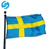 Wholesale 3x5 Ft Custom Home Decoration Flying Football Banner Europe Sweden Country Flag For 2018 Russia World Cup