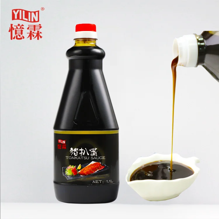 yilin brand naturally oem cheap tonkatsu sauce for pork chop