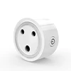 India standard wi-fi smart plug wifi smart socket mini timer socket 100-240V 10A remote control electrical plug Tuya smart
