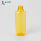 250ml screen printing cosmetic packaging pet plastic men lotion bottles