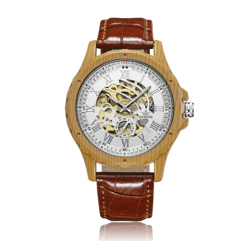 SIKAICASE High Quality Wholesale Wood Watch Movement Mechanical Wrist Watch, Black, white, wood watch case
SIKAICASE High Quality Wholesale Wood Watch Movement Mechanical Wrist Watch, Black, white, wood watch case