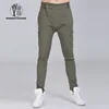 Wholesale price fashion olive green slim fit jeans for men