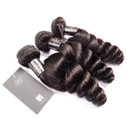 3Bundles Brazilian Remy Loose Wave 100 Human Hair Extension and 100% pure virgin malaysian/italy/cambodian hair