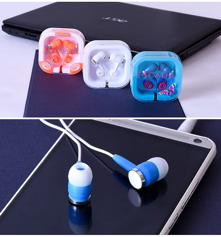 Custom Logo Printed Earphones And Earbuds Buy Earbuds,Custom Logo