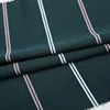 96 polyester 4 spandex green stripe jersey poly uniform fabric specification dye
