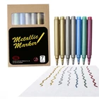 Colorful Non-Toxic Metallic Marker Pen Metal Art Permanent Marker Set Painting On Wine Glass And Window