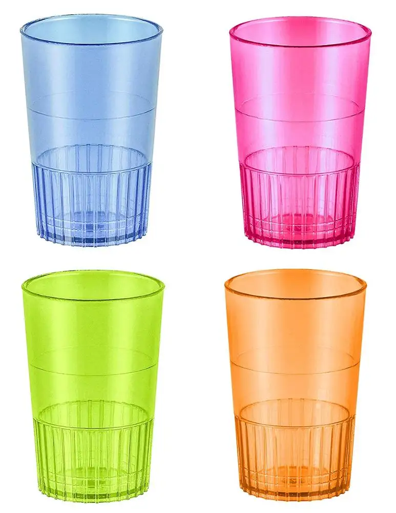 glass party cups
