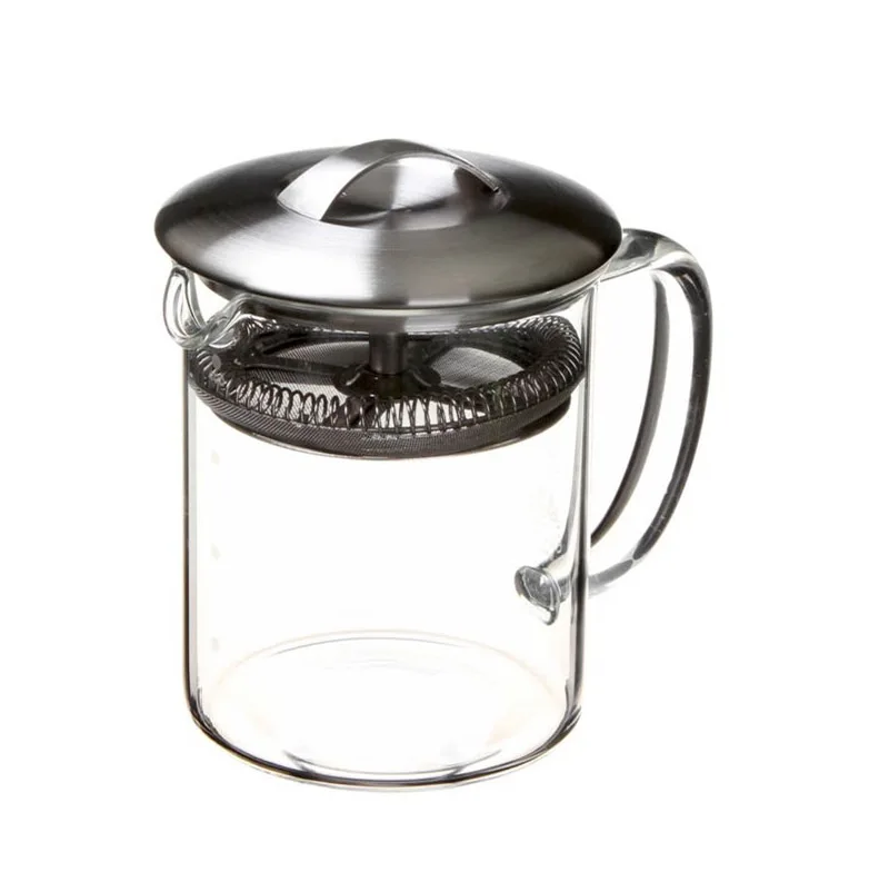 450ml Clear Glass Tea Pot ,Stainless Steel Lid With Infuser Function,Easy Tea Maker, Clear transparent
450ml Clear Glass Tea Pot ,Stainless Steel Lid With Infuser Function,Easy Tea Maker, Clear transparent