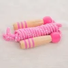 Cartoon Wooden adjustable length skipping rope for children jump rope skipping