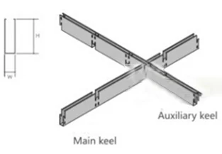 fashionable open metal grid aluminum suspended ceiling