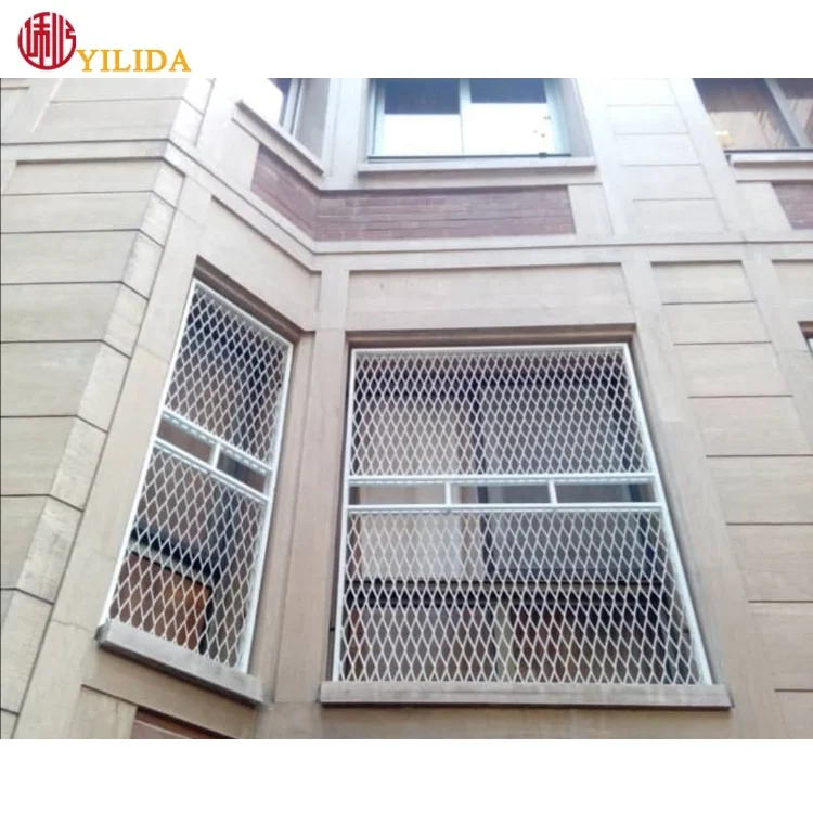Aluminum expanded metal sheet for curtain wall