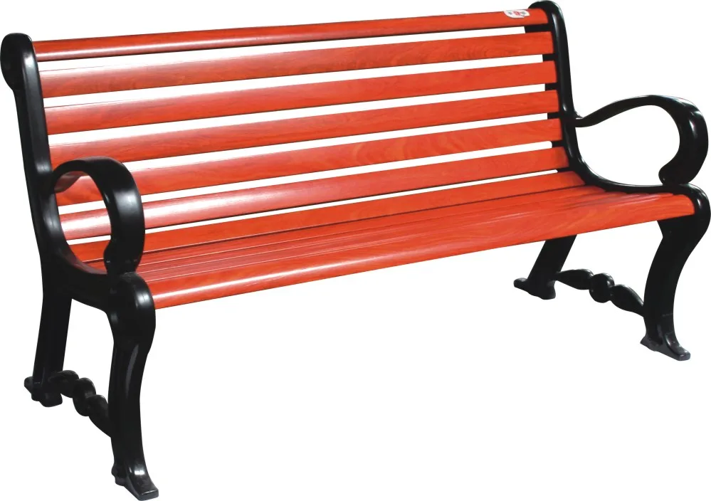 Anti Fade New Arrival New Design Plastic Park Outdoor Garden Bench