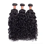 Huashuo 50% OFF 100% Unprocessed Peruvian Virgin Natural Color Shedding Free Tangle Free Water Wave Human Hair Bundles