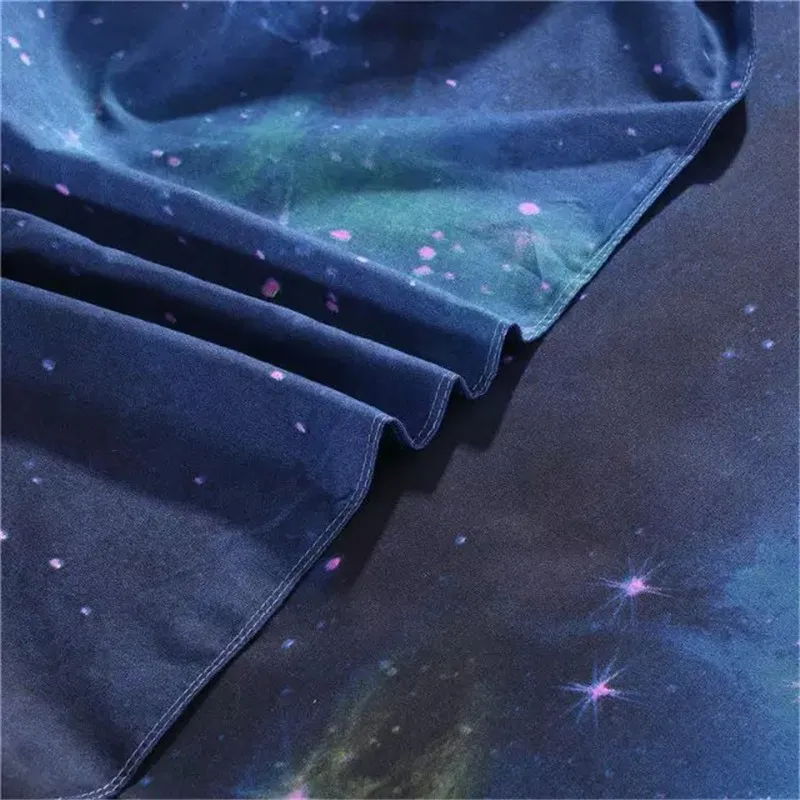 3D Bedding Set Universe Outer Space Themed Galay Duvet cover coverlet & pillow case queen size Galay Bedding Set