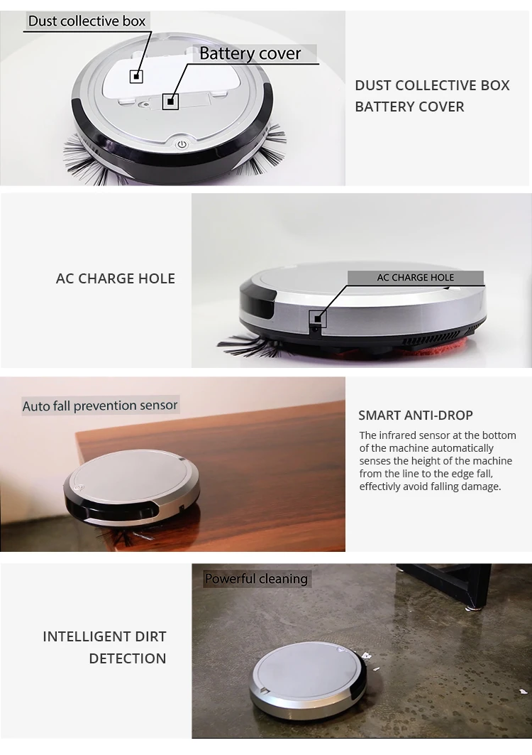 2020new arrivals home use 3 in 1 cleaning appliances robot vacuum cleaner Global Version