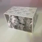 LED light Advertising acrylic photo frame frameless picture frame wholesale